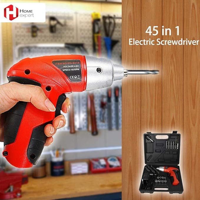 45Pcs Cordless Screwdriver